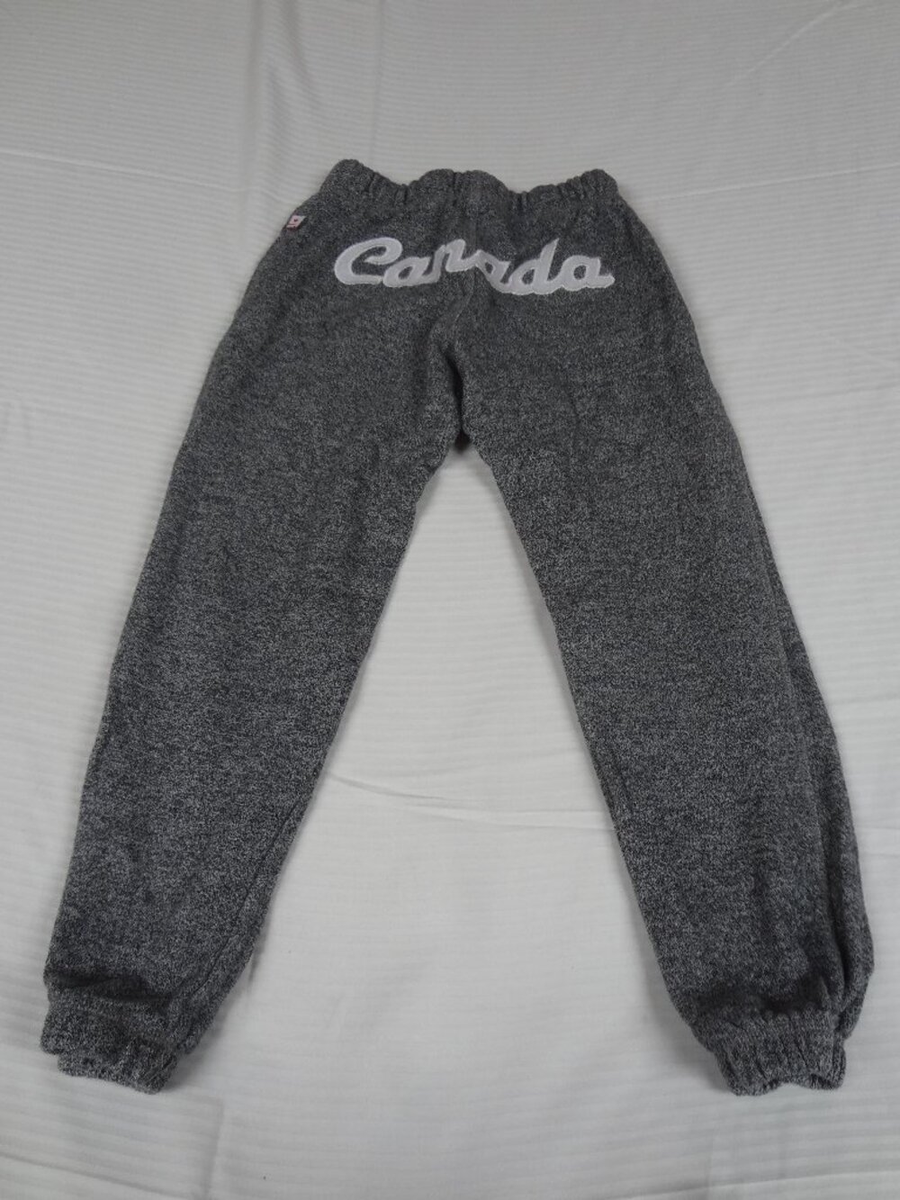 CANADIANA CANADA THERMAL INSULATED GRAY KIDS YOUTH 7/8 PANTS SWEATPANTS L791